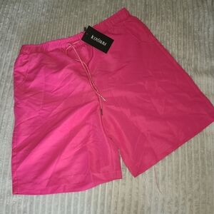 Mens Pink Swim Shorts